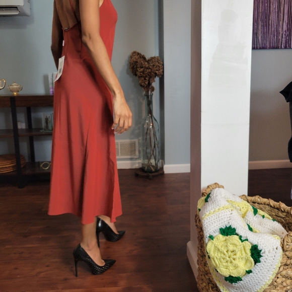 Thakoon Rust Slip Dress - Picture 13 of 16